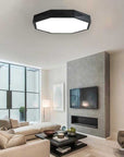 Lampa Plafon Diamond APP863-C 50 cm Czarna