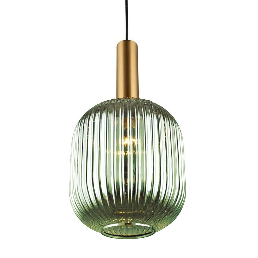 Lampa Sufitowa Wisząca Szklana APP462-1CP Zielona