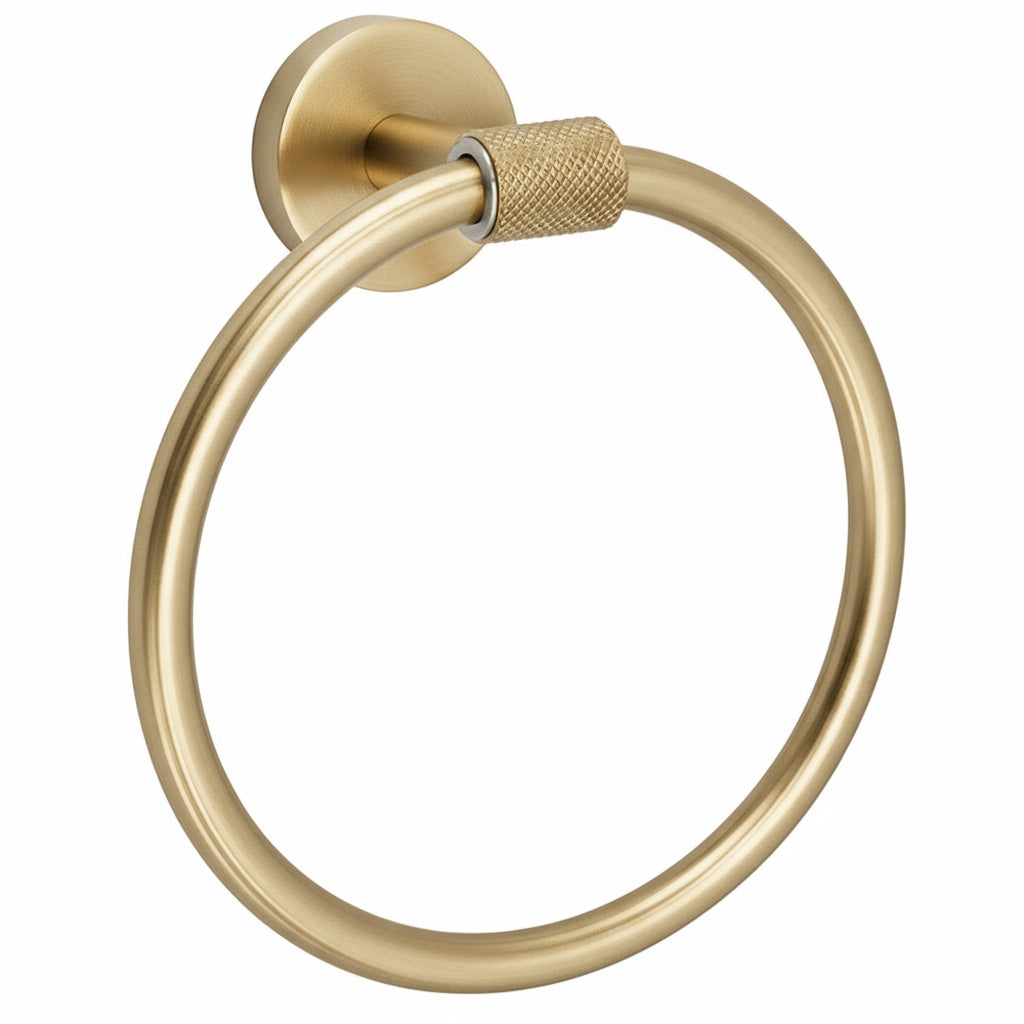 Wieszak Łazienkowy Ring 5710 Galo Złoty Szczotkowany  4