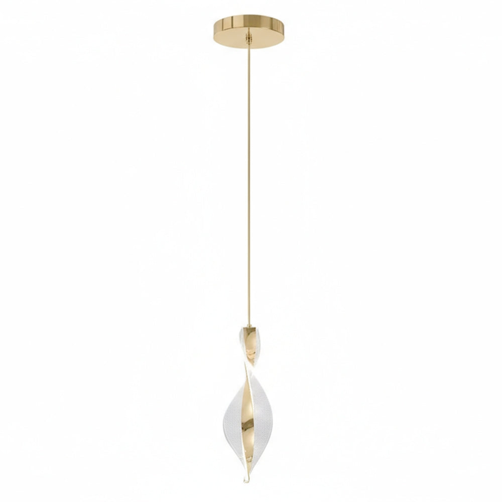 Lampa Sufitowa Wisząca Led G120-cp Gold  1