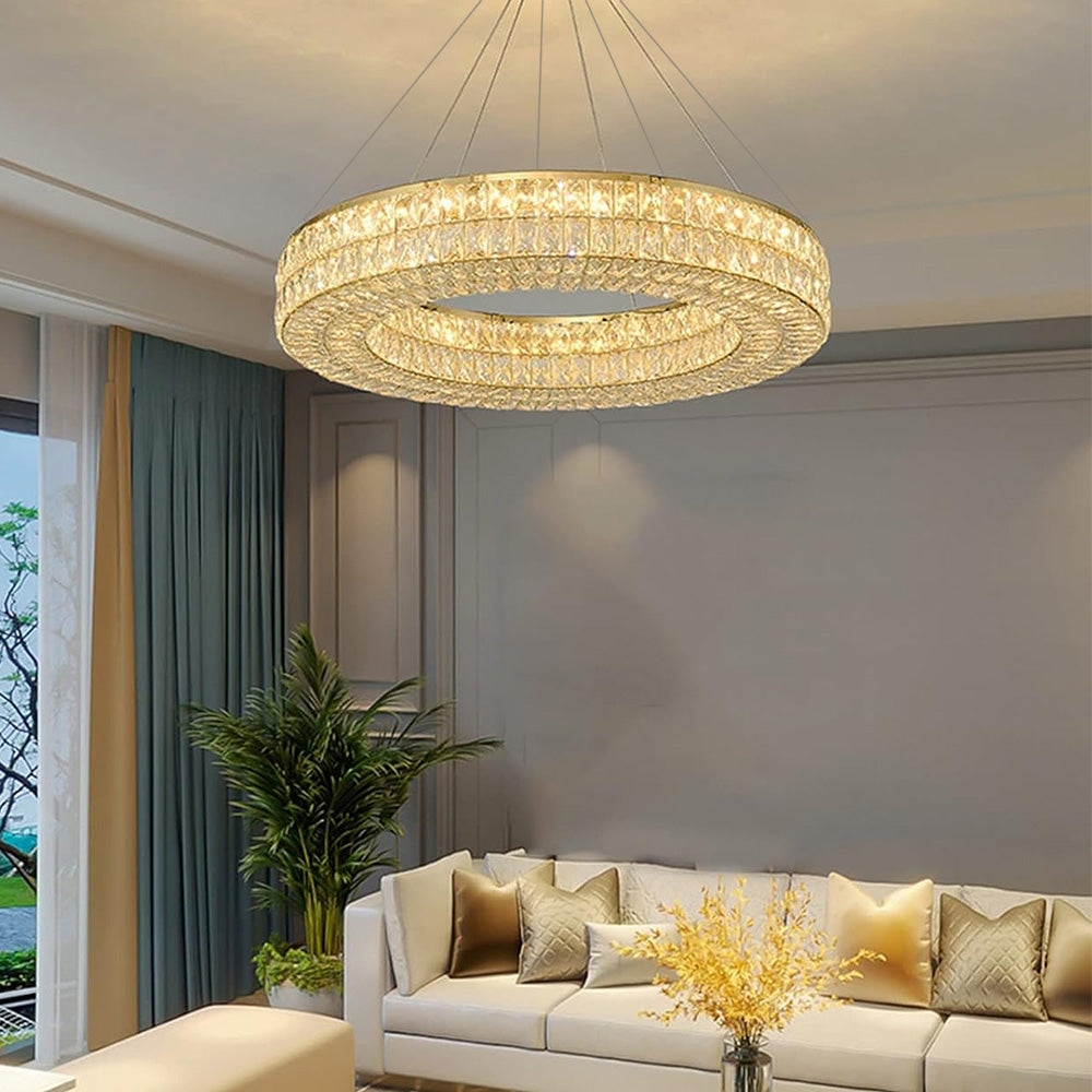 Lampa Sufitowa Wisząca Led App1569-cp Gold 80cm  2
