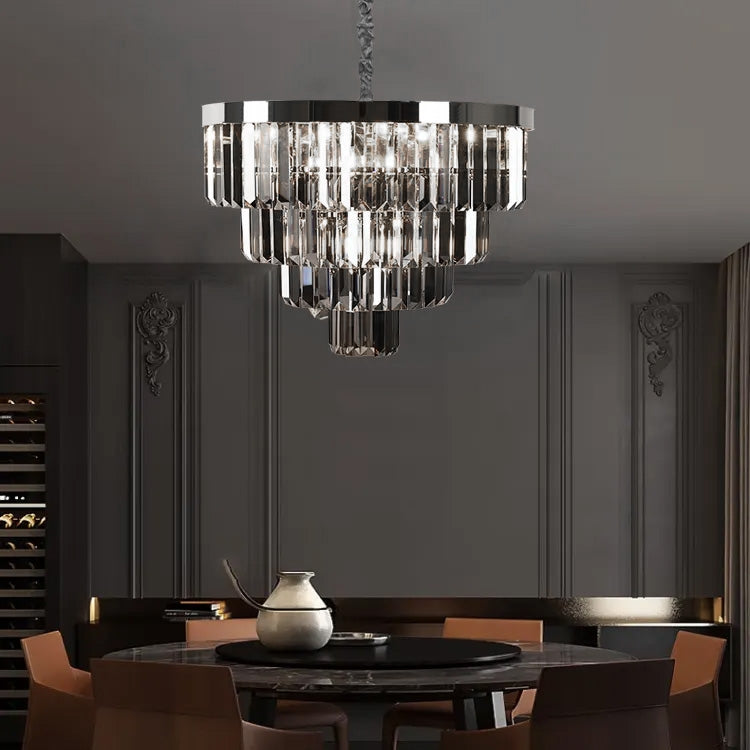 Lampa kryształowa wisząca APP1534-8CPR Chrom  7