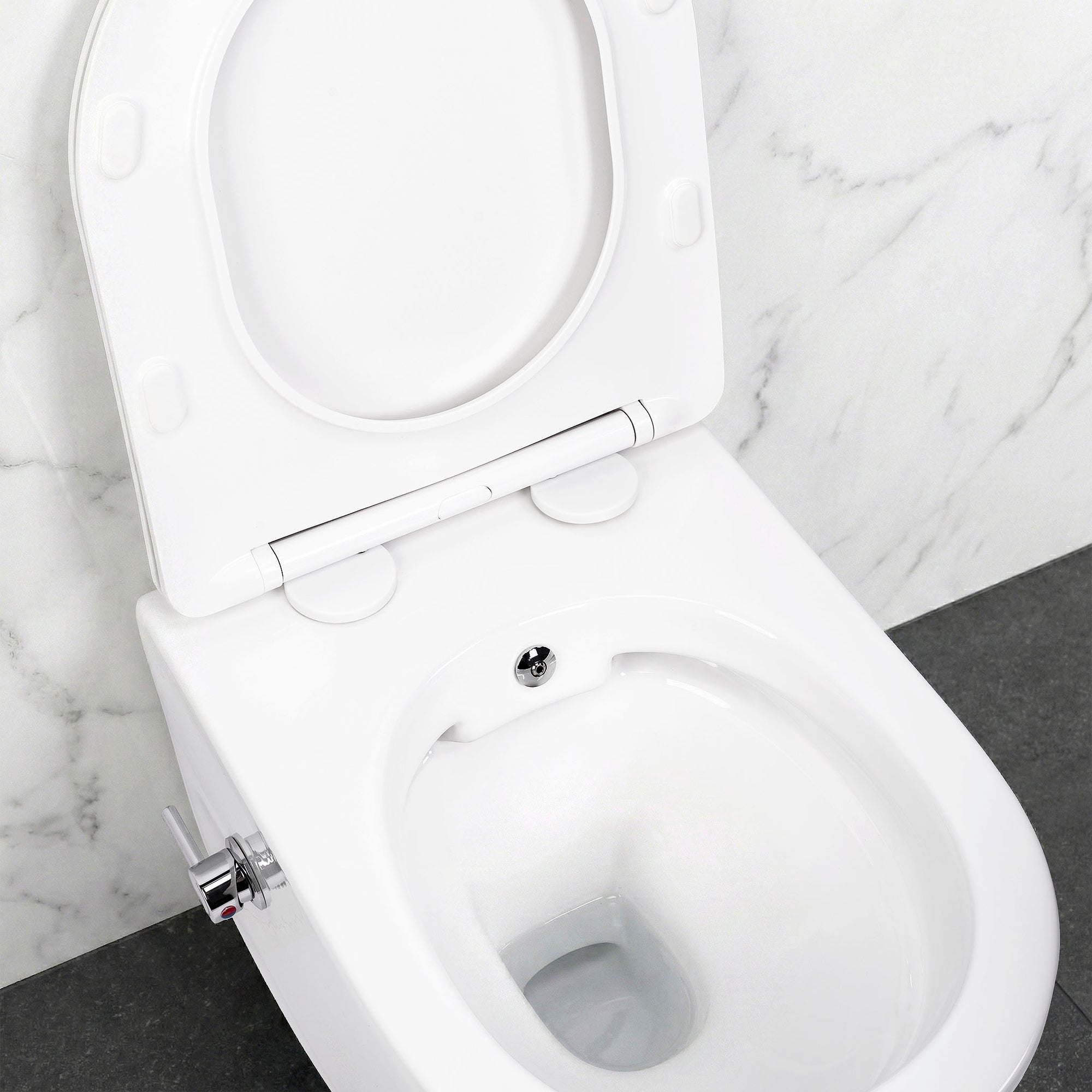 Misa WC podwieszana REA Carlo Lux Rimless z funkcją bidetu  5