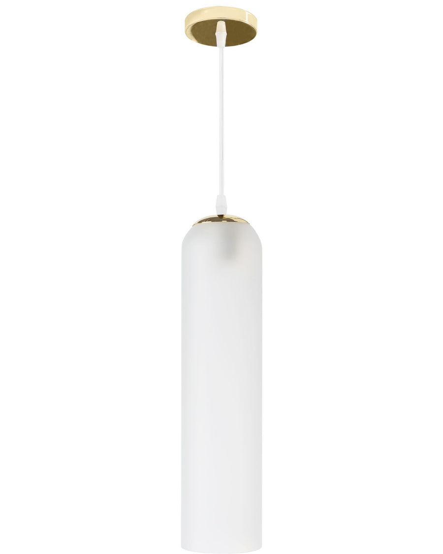 Lampa Sufitowa Wisząca Szklana APP665-1CP Biała