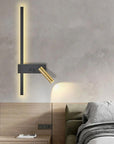 LAMPA ŚCIENNA KINKIET APP1439-W PRAWY BLACK GOLD