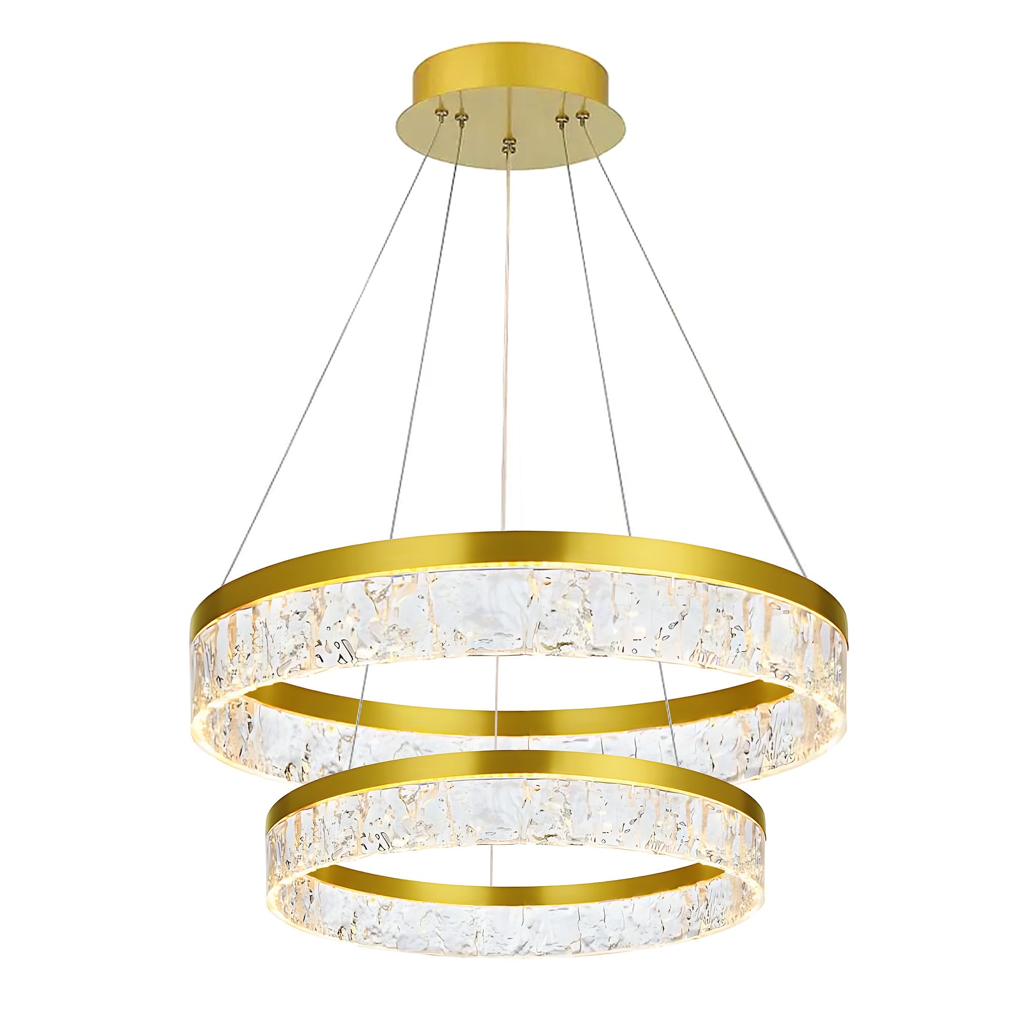 Lampa Wisząca Led Lhj049-cp2 Złota  1
