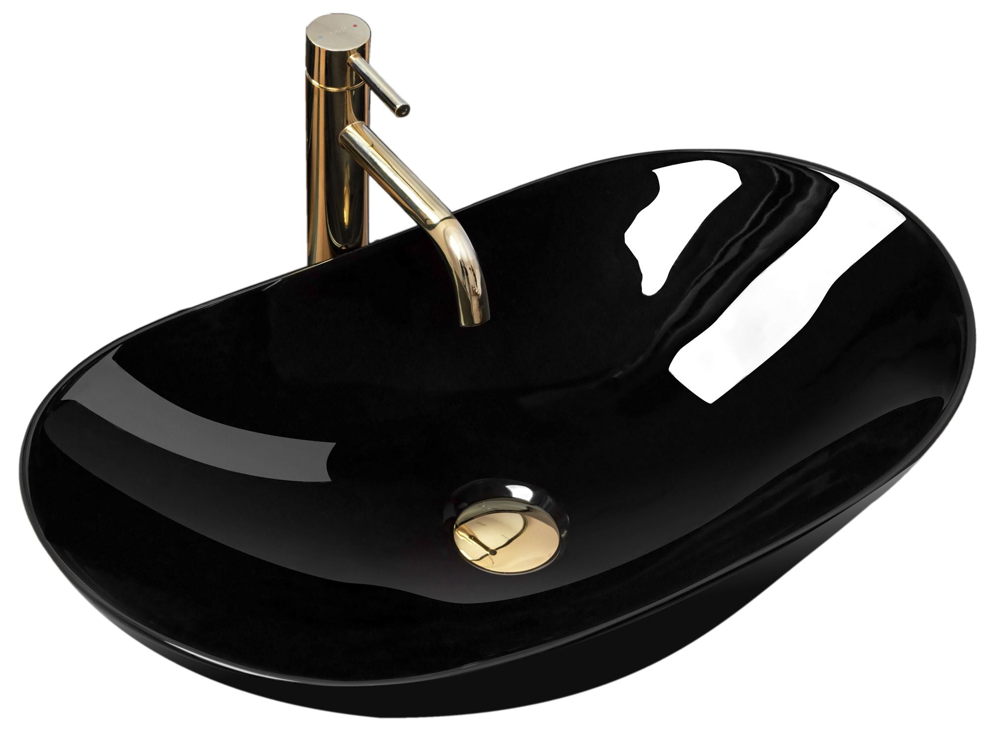 Umywalka Ceramiczna Nablatowa Royal 60 Black