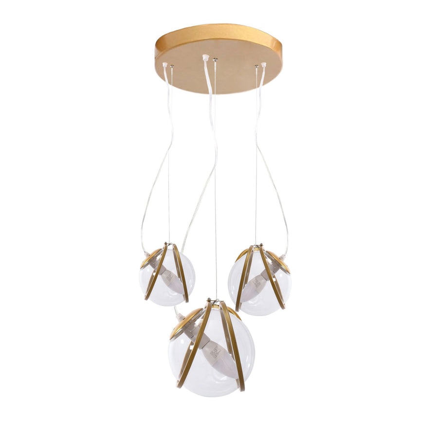 Lampa wisząca APP1091-3CP Złota