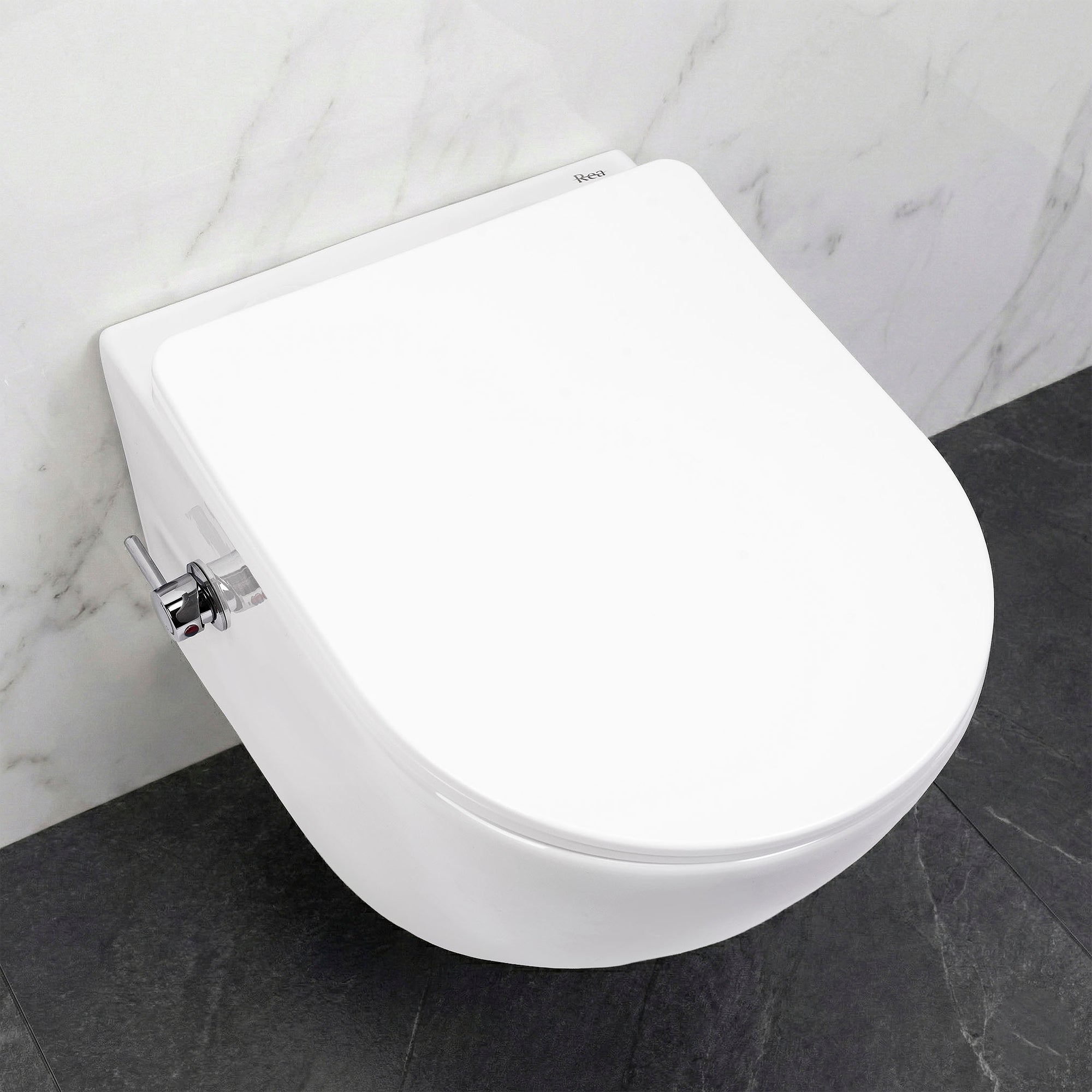 Misa WC podwieszana REA Carlo Lux Rimless z funkcją bidetu  8