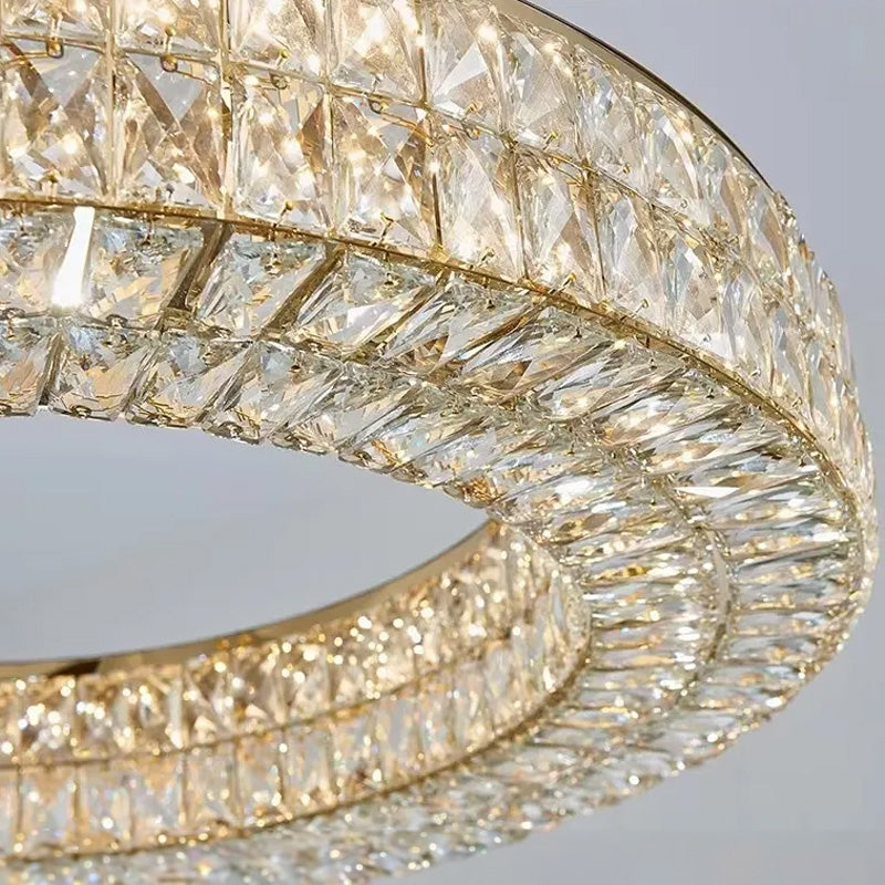 Lampa Sufitowa Wisząca Led App1569-cp Gold 80cm  3