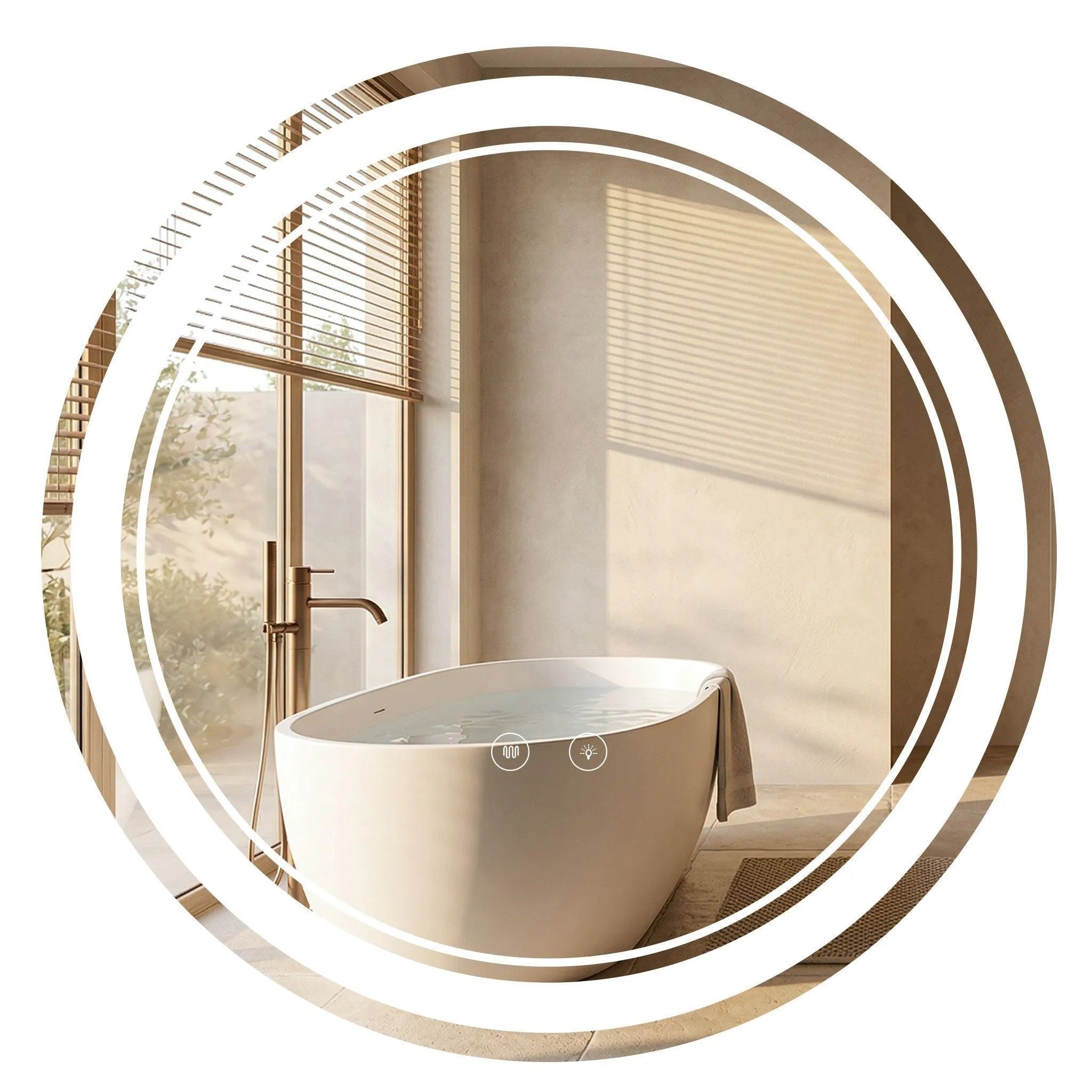 Lustro ścienne LED SOFT 100  2