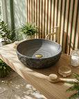 Umywalka nablatowa Rea Babilon Silver  2