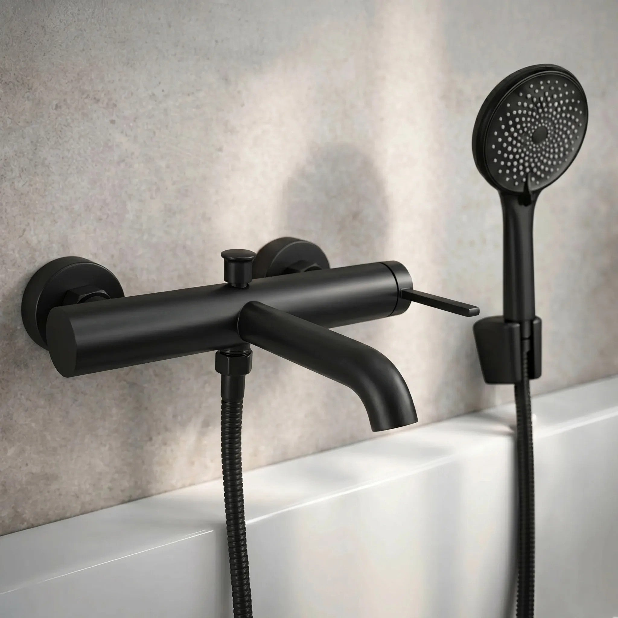 Bateria wannowa REA Rivo Czarna  2
