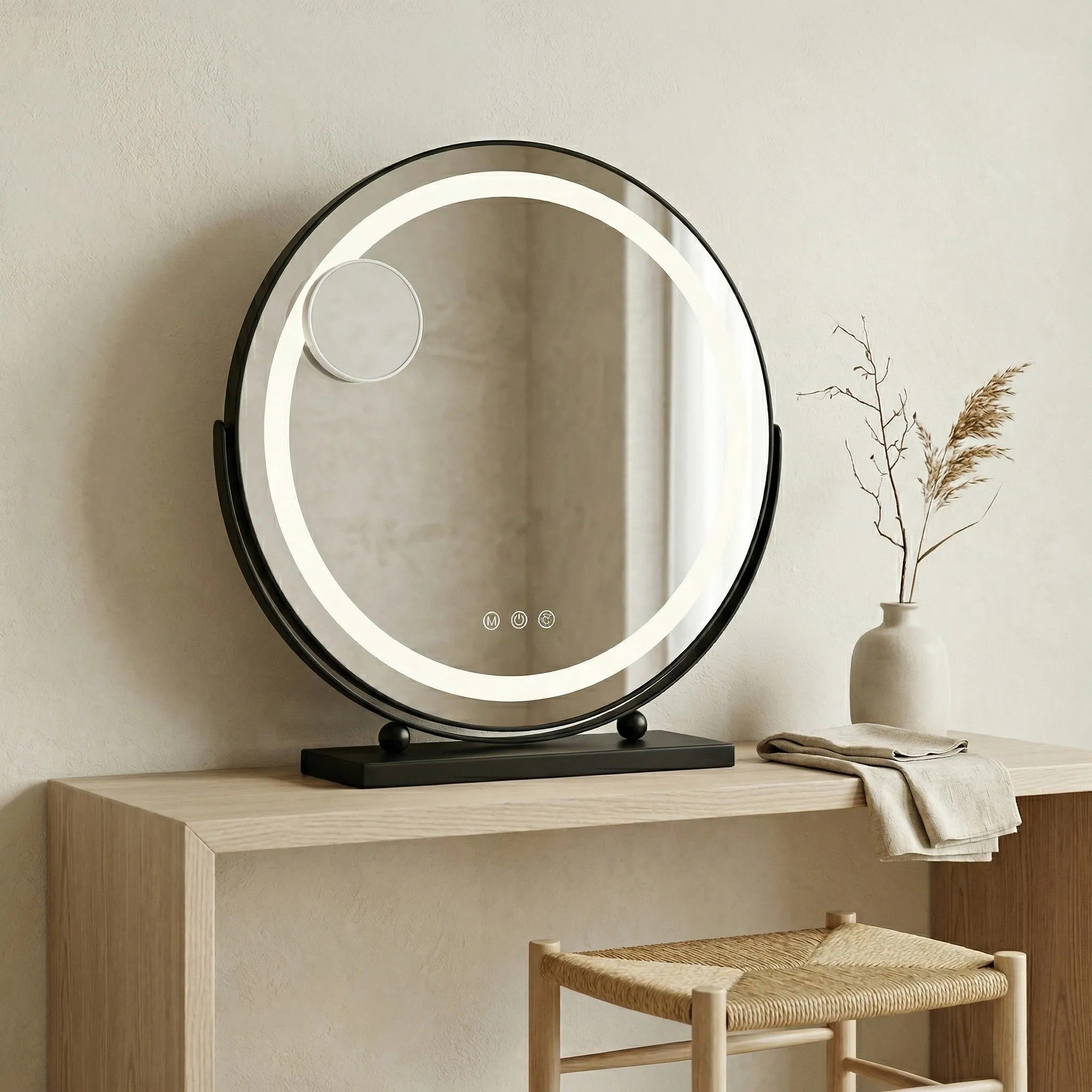Lustro LED MAKE-UP Black 50 cm  2