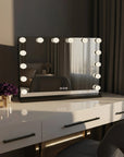 Lustro LED Hollywood Czarne  2