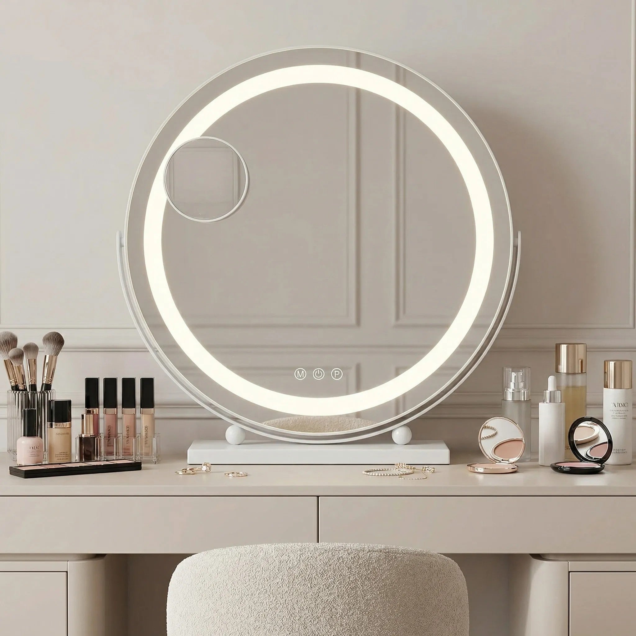 Lustro LED MAKE-UP White 40 cm  2