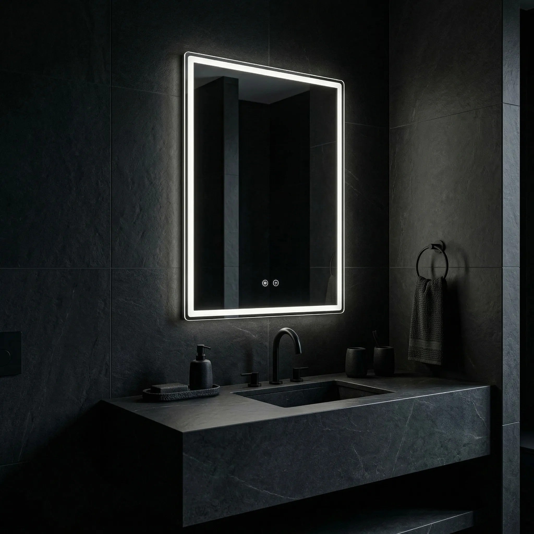 Lustro ścienne LED MARLO 70X50  2
