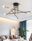 LAMPA SUFITOWA WISZĄCA APP733-8C Złota