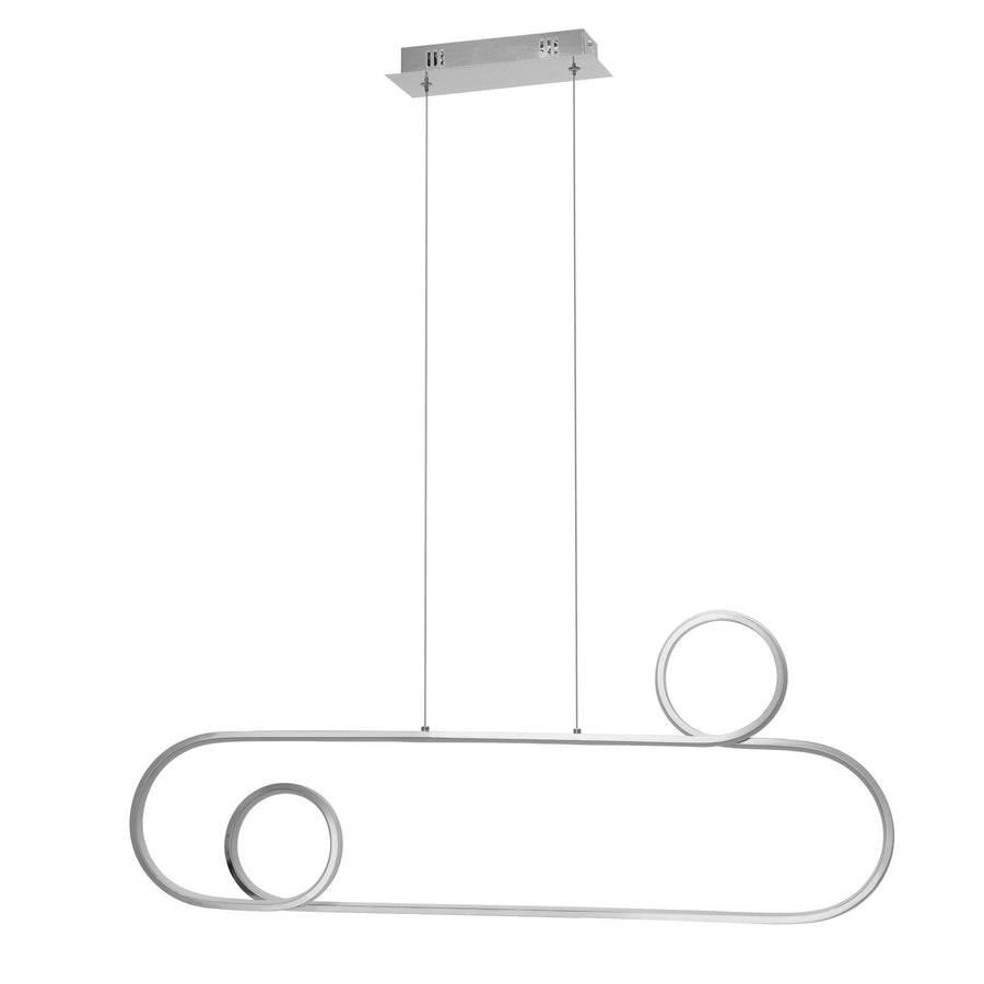 Lampa Sufitowa Wisząca LED APP810-CP CHROM + pilot