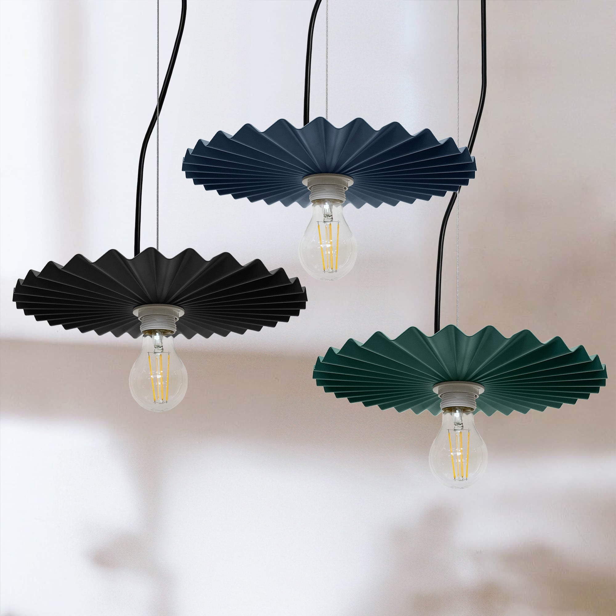 LAMPA SUFITOWA WISZĄCA APP1452-1CP Czarny  6
