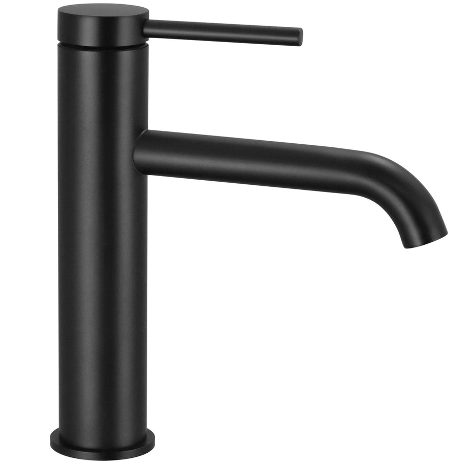Bateria umywalkowa CLIF CZARNY MAT BLACK MAT NISKA