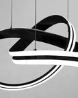 Lampa sufitowa nowoczesna LED + PILOT APP817-CP Czarna  6