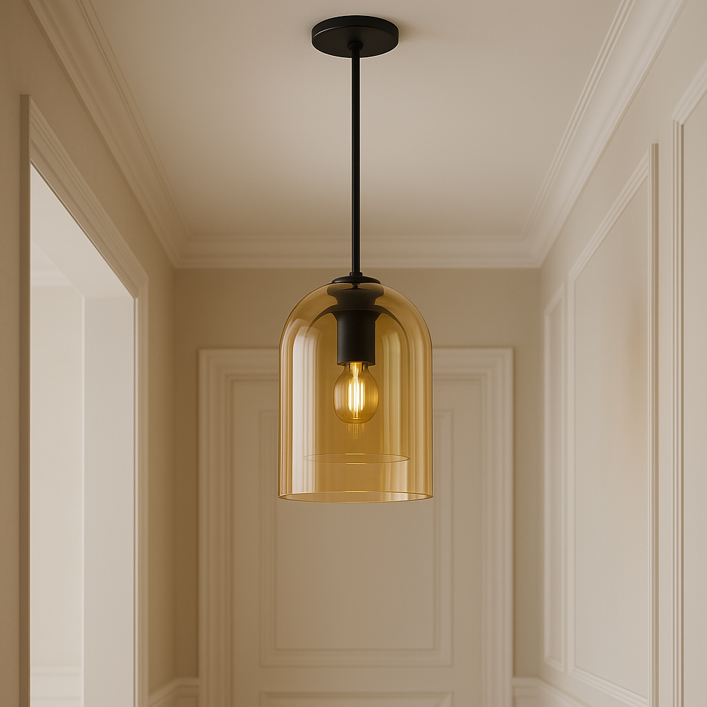 Lampa Wisząca APP1704-1PC Amber  3