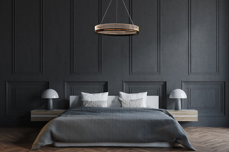 Lampa Wisząca LED APP1192-CP Czarno Złota