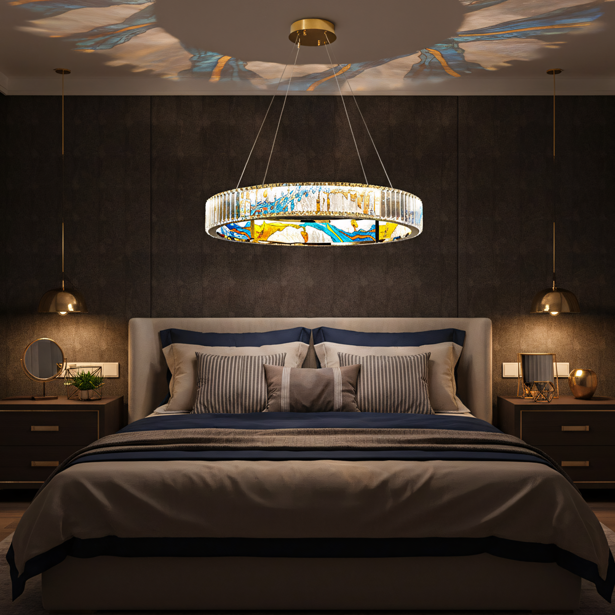Lampa Sufitowa Wisząca Led App1748-cp 60cm  8