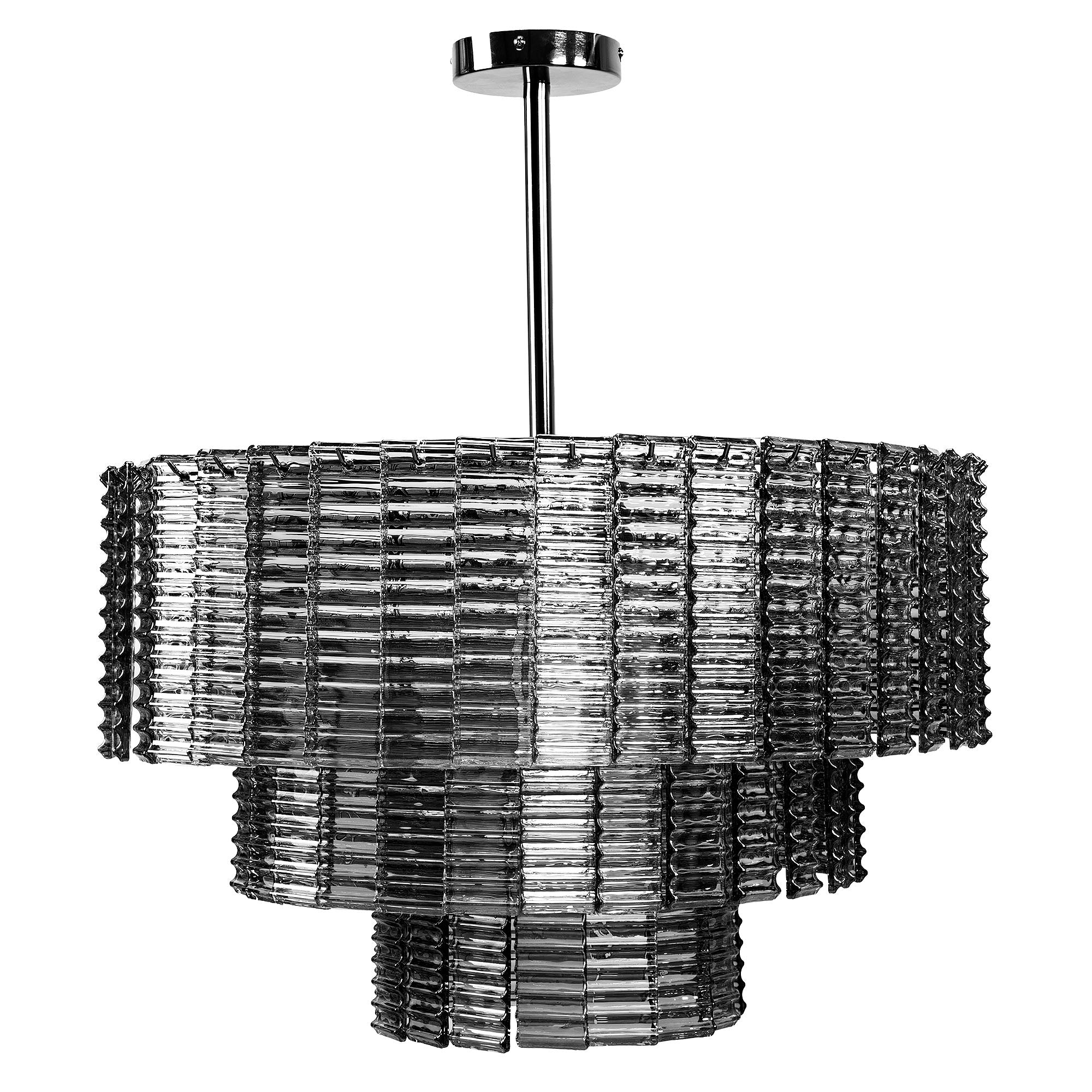 Lampa Sufitowa Wisząca APP1678-8CP Szara  8