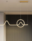 Lampa Wisząca Led Lhj022-cp 120 Cm Złota  5