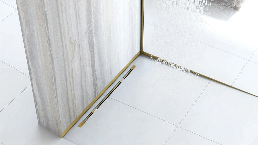 Listwa brodzikowa czołowa 130cm Złota