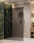 Kabina prysznicowa Walk-In Rea Flexi Grey / Chrome 140  3