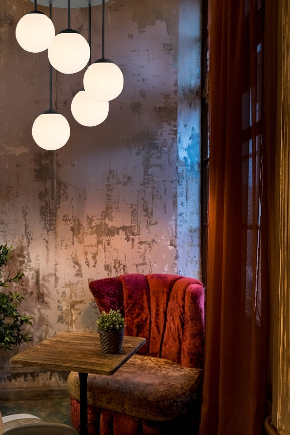 Lampa Sufitowa Wisząca APP1816-5CPR Black  4