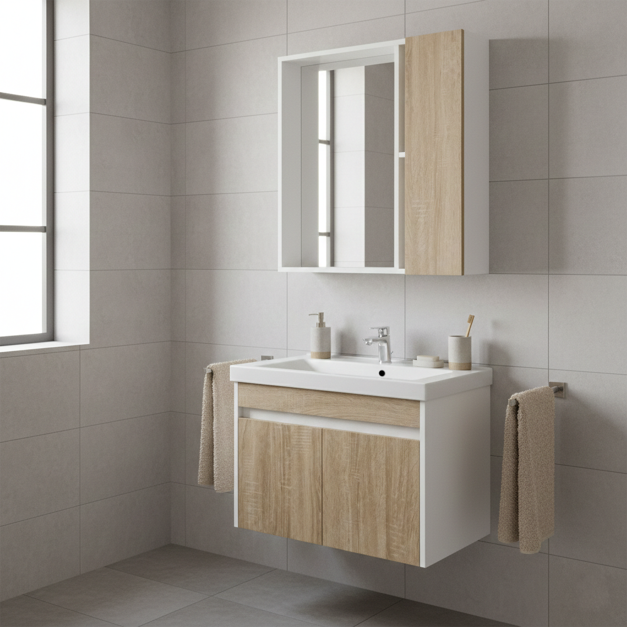 Zestaw mebli łazienkowych Faro 60 cm  3