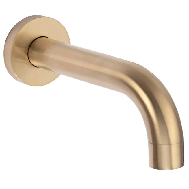 Zestaw wannowo-prysznicowy podtynkowy Rea Lungo złoty szczotkowany + BOX