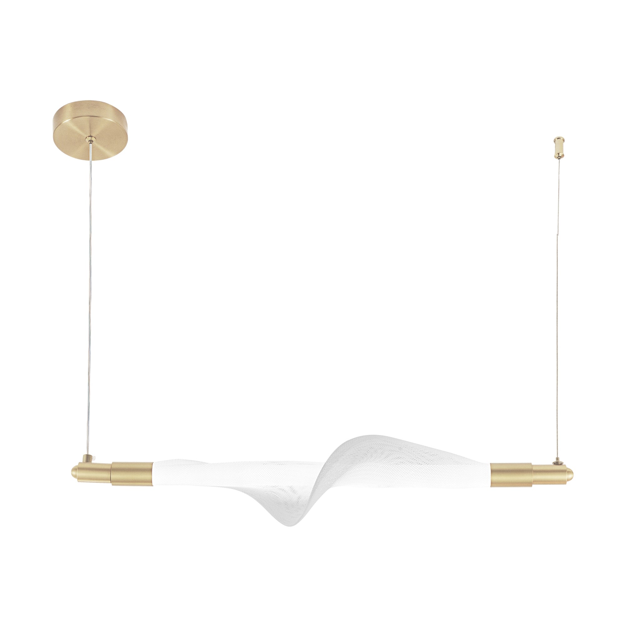 Lampa Wisząca Led G011-cp Biały/złoty  1