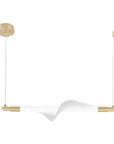 Lampa Wisząca Led G011-cp Biały/złoty  1