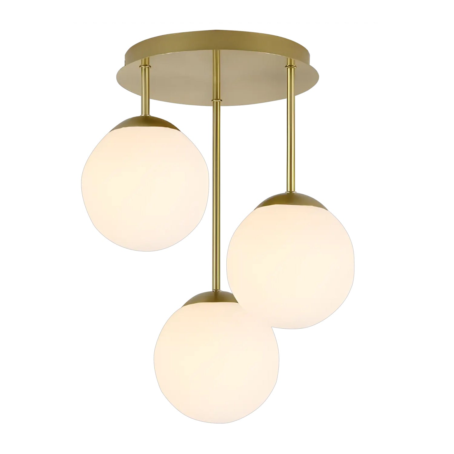 Lampa Sufitowa Wisząca APP1817-3CPR Gold  1