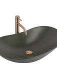 Umywalka nablatowa Rea Royal Olive Matt  4