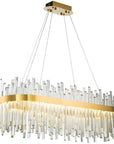 Lampa Sufitowa Kryształowa App1513-cp80 Złota  3