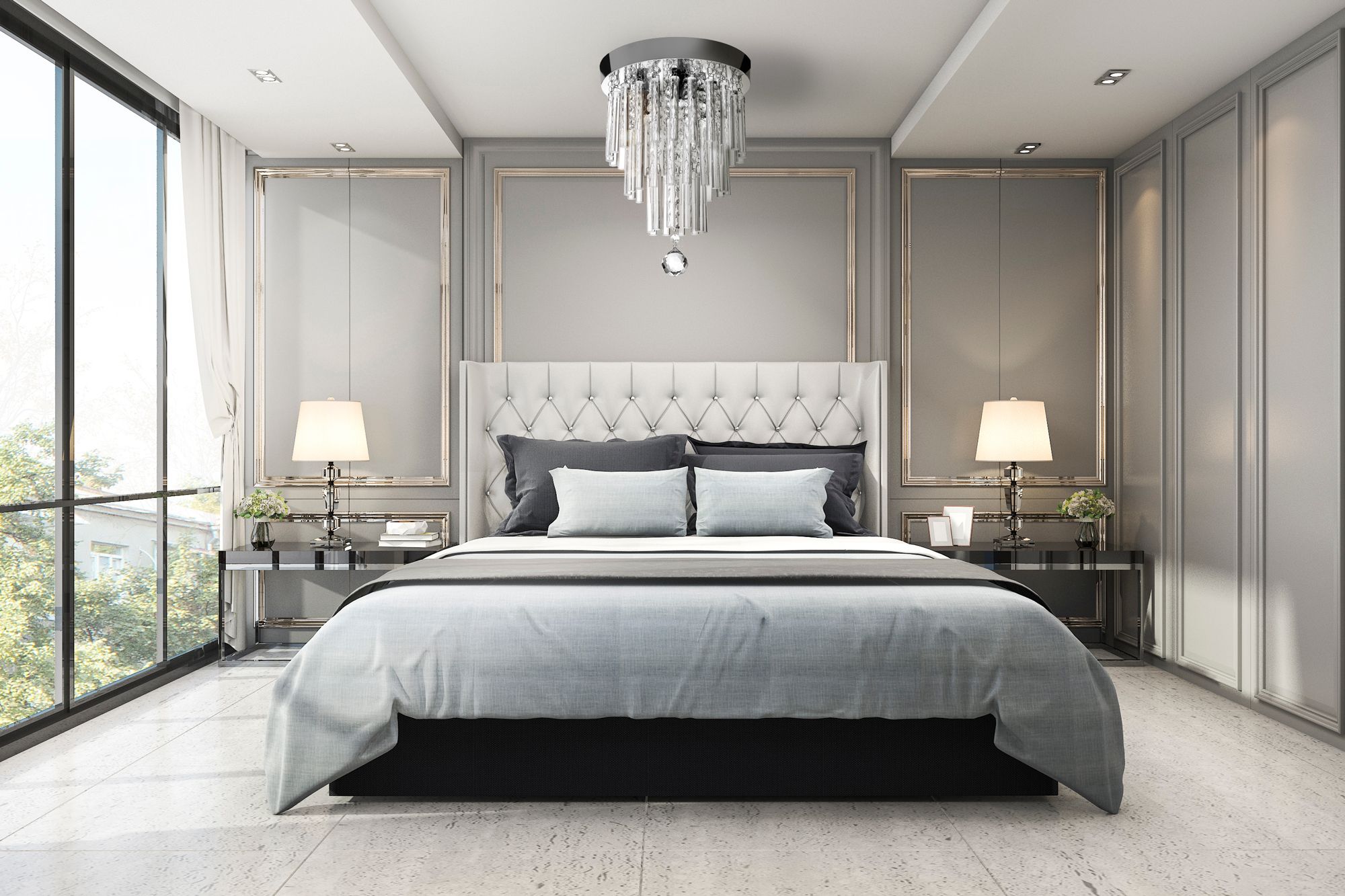 LAMPA KRYSZTAŁOWA PLAFON APP787-3C
