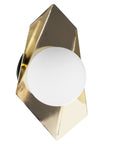 LAMPA ŚCIENNA KINKIET APP1411-W CZARNO/ZŁOTA