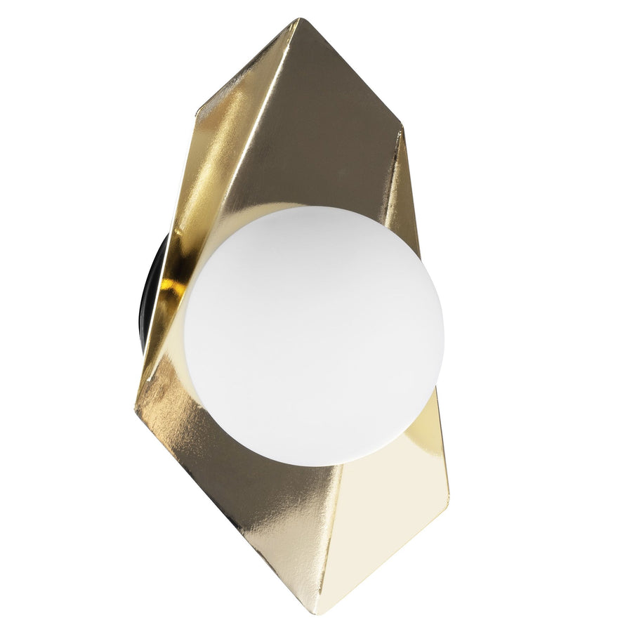 LAMPA ŚCIENNA KINKIET APP1411-W CZARNO/ZŁOTA