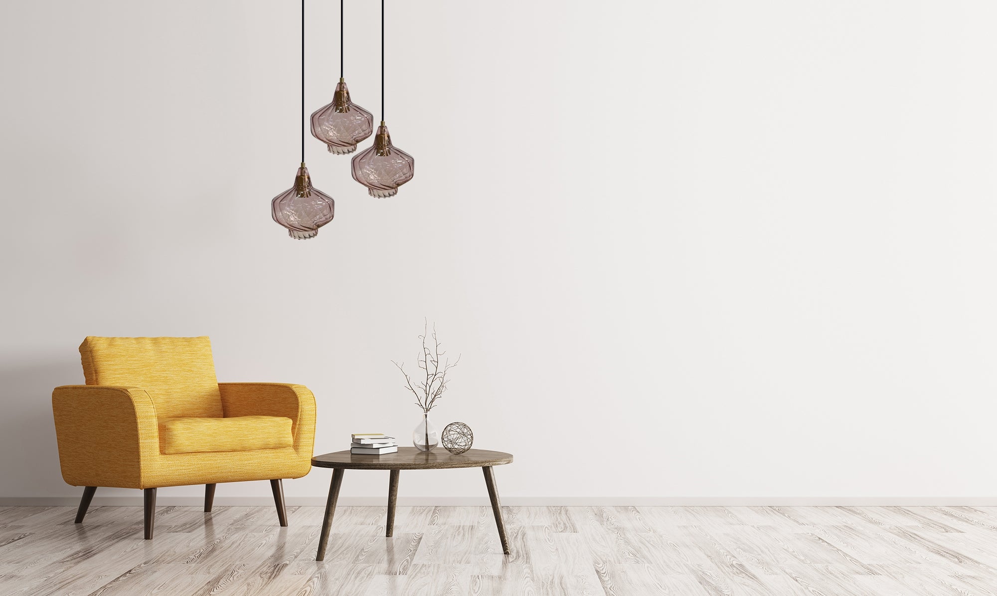 Lampa Wisząca APP1123-1CP Różowa  6
