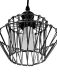 Lampa Sufitowa Wisząca APP941-1CP Set 36cm Czarna  2