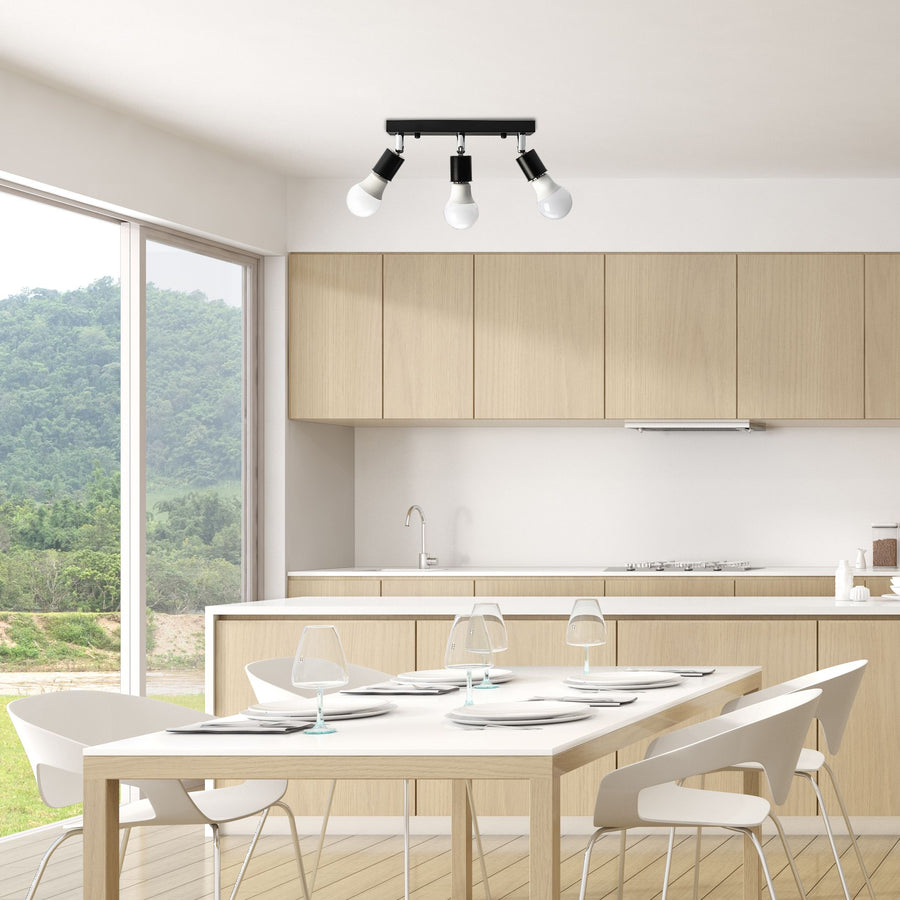 Lampa Sufitowa Reflektor Plafon APP699-3C Czarna