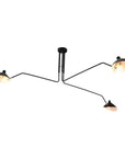 Lampa sufitowa 3 ramienna APP569-3C Czarna