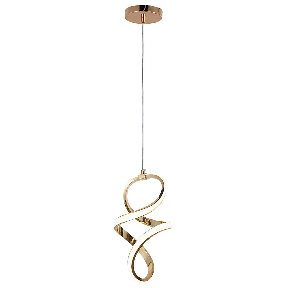 Lampa Wisząca Led G074-1cp Złota  4