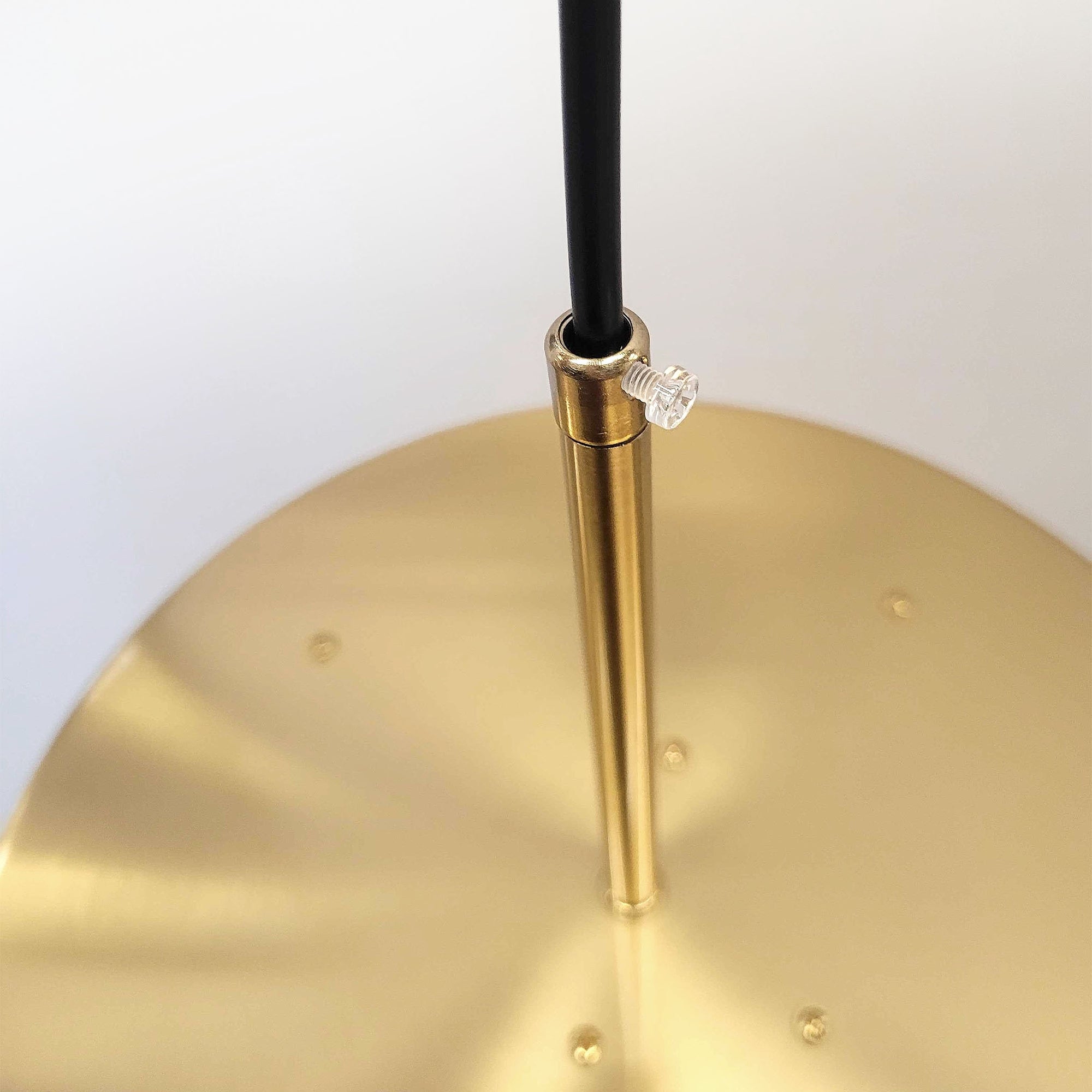 LAMPA SUFITOWA WISZĄCA LED APP1687-1CP 30CM ZŁOTA SZCZOTKOWANA  6